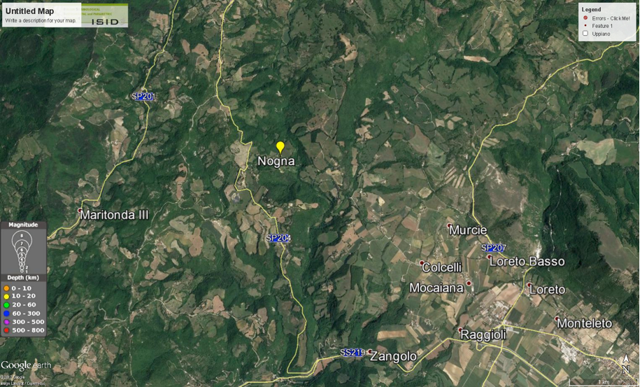 Position of Nogna site