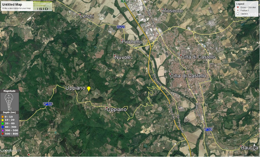 Position of Uppiano site